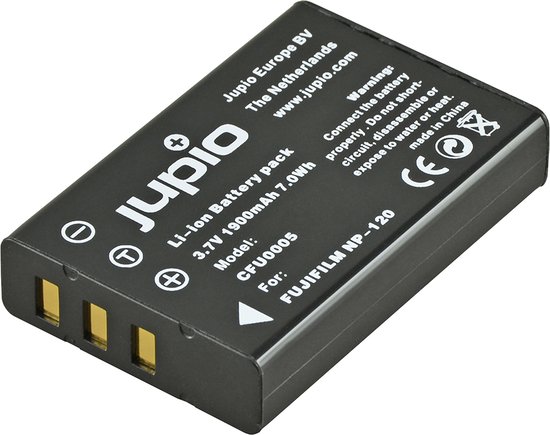 Jupio NP-120 for Fuji / DB-43 for Ricoh - Accu voor digitale camera