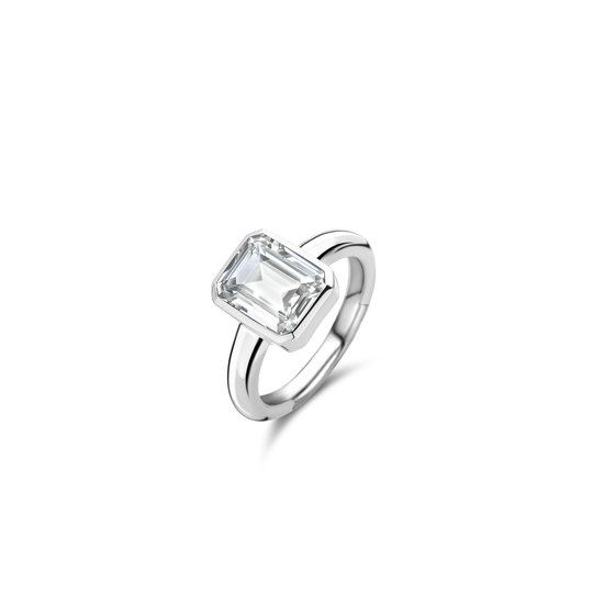 TI SENTO Ring 12272ZI - Zilveren dames ring - Maat 56