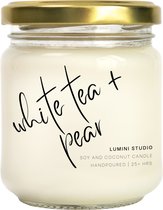 White Tea & Pear scented candle - Geurkaars - Soja Kaars - Lumini Studio
