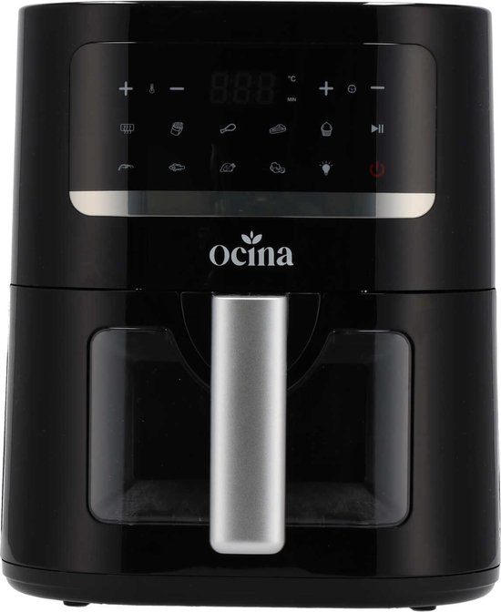 Ocina Airfryer - Heteluchtfriteuse - 1600W - 4,5L - Zwart