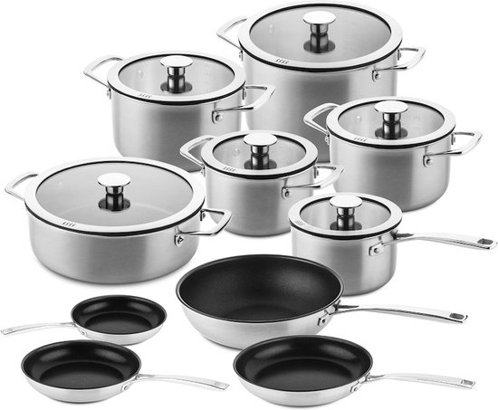 Ducq downdraft pannenset 16-delig