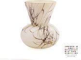 Design vaas Napoli - Fidrio LIGHTENING - glas, mondgeblazen bloemenvaas - hoogte 30 cm
