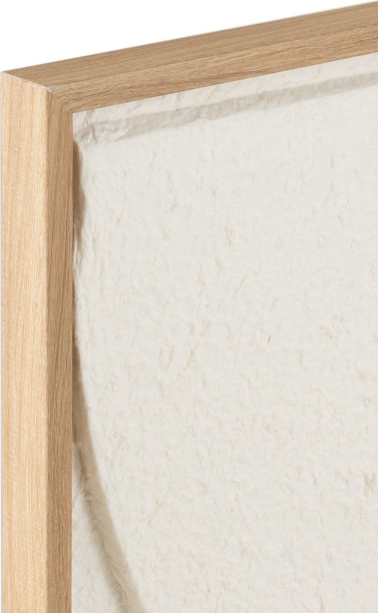 J-Line schilderij Thibault - papier - wit/beige