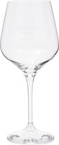 Riviera Maison Rode wijnglas, met tekst, Rodewijnglas - The Wine Bar Red Wine Glass 630 ml