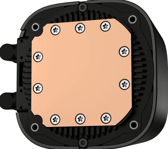 DeepCool LE720 - Vloeistofkoelsysteem processor - afmeting radiator: 360 mm - (voor Intel LGA 1700, 1200, 115x - AMD AM5, AM4) - 3x 120 mm PMW RGB Fans - aluminium - 4-pins PMW - zwart - DeepCool