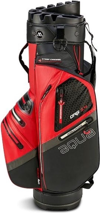 Foto: Big max aqua silencio 4 cart bag red black