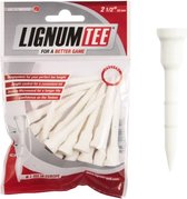 Lignum - golftees - wit - 62 mm