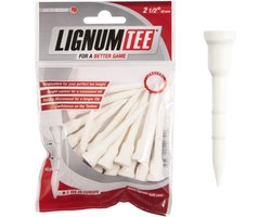 Lignum - Tees - 62 MM - wit - 12 stuks