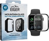 Étui complet en verre Eiger Mountain Apple Watch SE 40 mm , Zwart