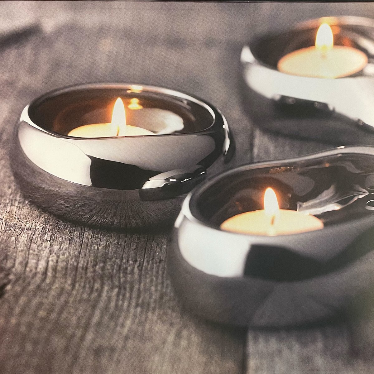 Menu - Outlet Mini Magma Stone set a 3 stuks - - Zilver