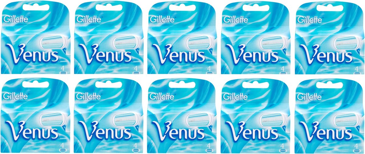 Gillette Venus Women Scheermesjes - 10 x 4 Stuks - Voordeelverpakking
