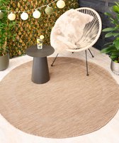 Rond buitenkleed - Sunset beige 160 cm rond