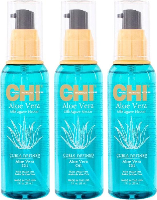 CHI Aloe Vera Haarolie - 3 x 89ml | bol