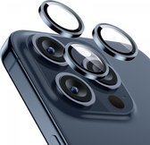 ESR Camera Lens Protector Geschikt voor Apple iPhone 15 Pro / 15 Pro Max | Glas | Case Friendly | met Applicator | Chrome