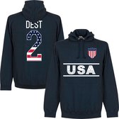 Verenigde Staten Team Dest 2 (Independence Day) Hoodie - Navy - L