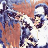 Miles Davis poster | poster Miles Davis rood | 50 x 50 cm | popart streetart