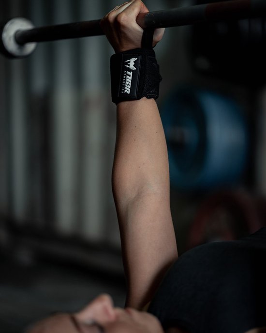Thor Athletics Wrist Wraps - Fitness - Polsbrace voor Krachttraining - Ondersteuning voor Pols - 60 cm - Zwart - Thor Athletics