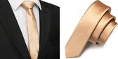 Cravate Sorprese - Champagne/ Goud - Uni - Étroit - 5 cm - Cravattes pour homme