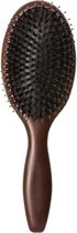 Frazimashop- Haarborstel van sandelhout - varkenshaar borstel- Zwijnenhaar- voor alle haartypen voor weaves en pruiken - sandel Haarborstel- hoofd massage - Antistatische