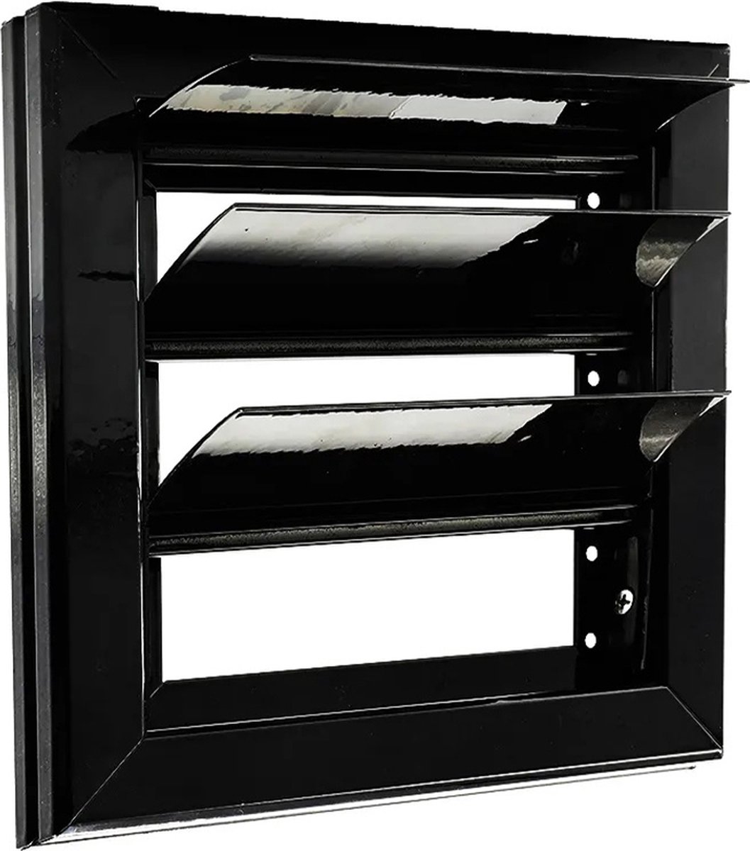 Nedco BV ALU lamellenrooster 205x205mm zwart