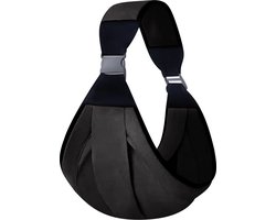 Product: Draagdoek - Draagzak - Zwart - Wrap - Multifunctioneel - Ergonomisch - Baby - Dreumes - Wrap - Travel Size - tot 36 maanden, van het merk 