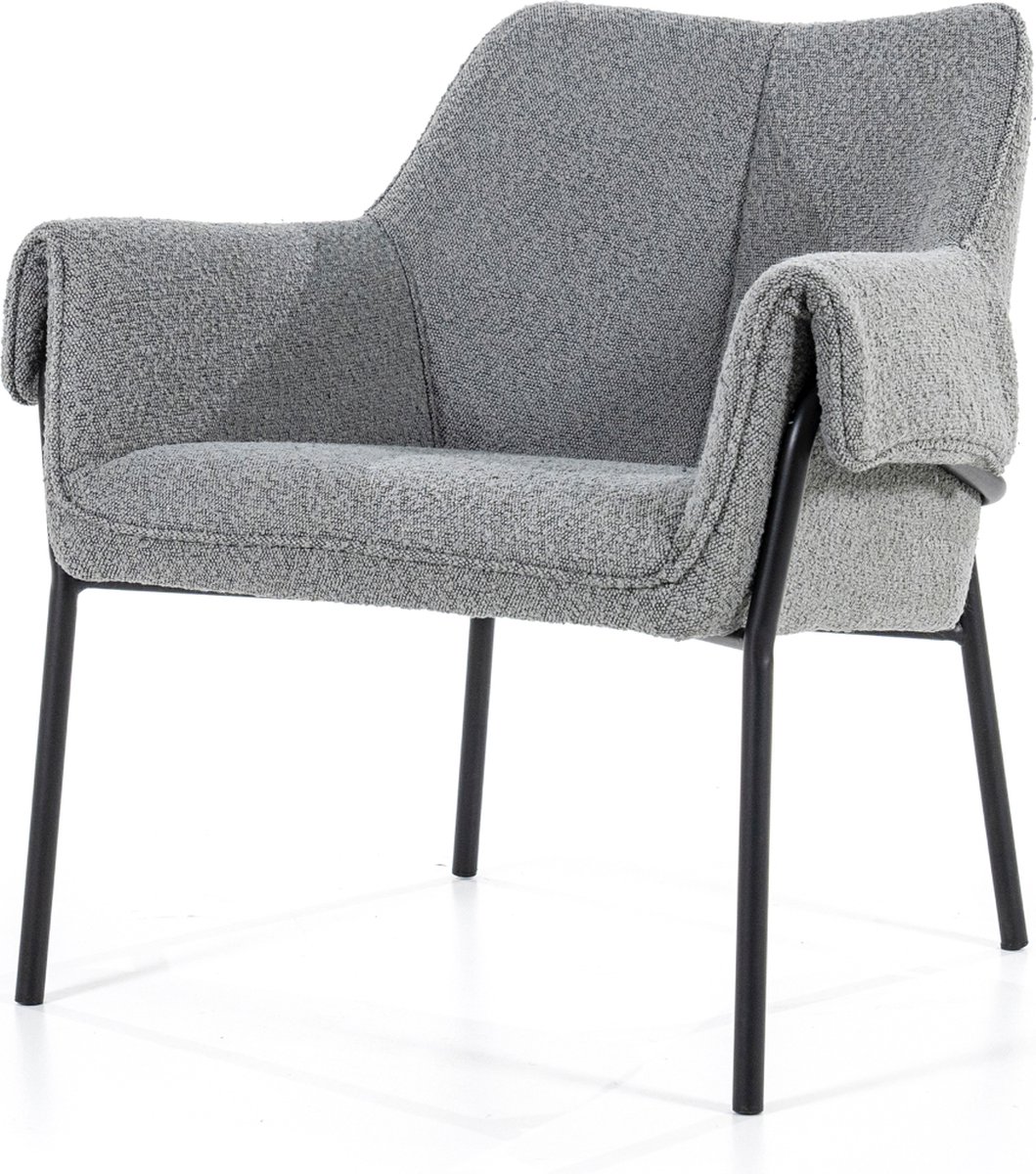 Furnilux Tony Fauteuil - Grijs - Comfortabele Zitstoel