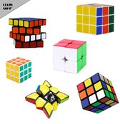 Moyu Speed Cube Kubus Pakket 6 stuks - vakantie plezier pakket 2x2 3x3 4x4 cube ball magic cube smart cube kubus – Magic Puzzel Kubus – Educatief Speelgoed – Smartgames voor Kinderen en Volwassenen – Breinbrekers