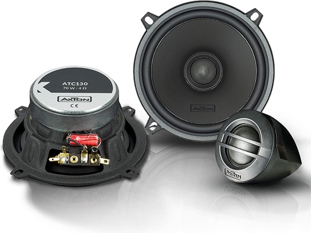 Axton ATC130 - Autospeakers - 13cm luidspreker - 2weg composet - 100 Watt - 130mm speakers