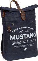 Mustang ® Genua - Rugtas - Rugzak - Backpack - Heavy waxed - Canvas - Dark Blue