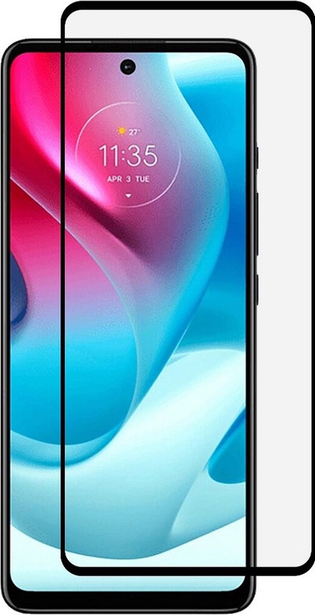 LuxeBass Full Glas screenprotector geschikt voor - Motorola Moto G42 - Transparant - Volledige dekking - Premium Glas - beeldscherm - scherm - tempered glas