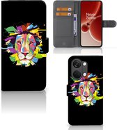 GSM Hoesje OnePlus Nord 3 Book Cover Lion Color