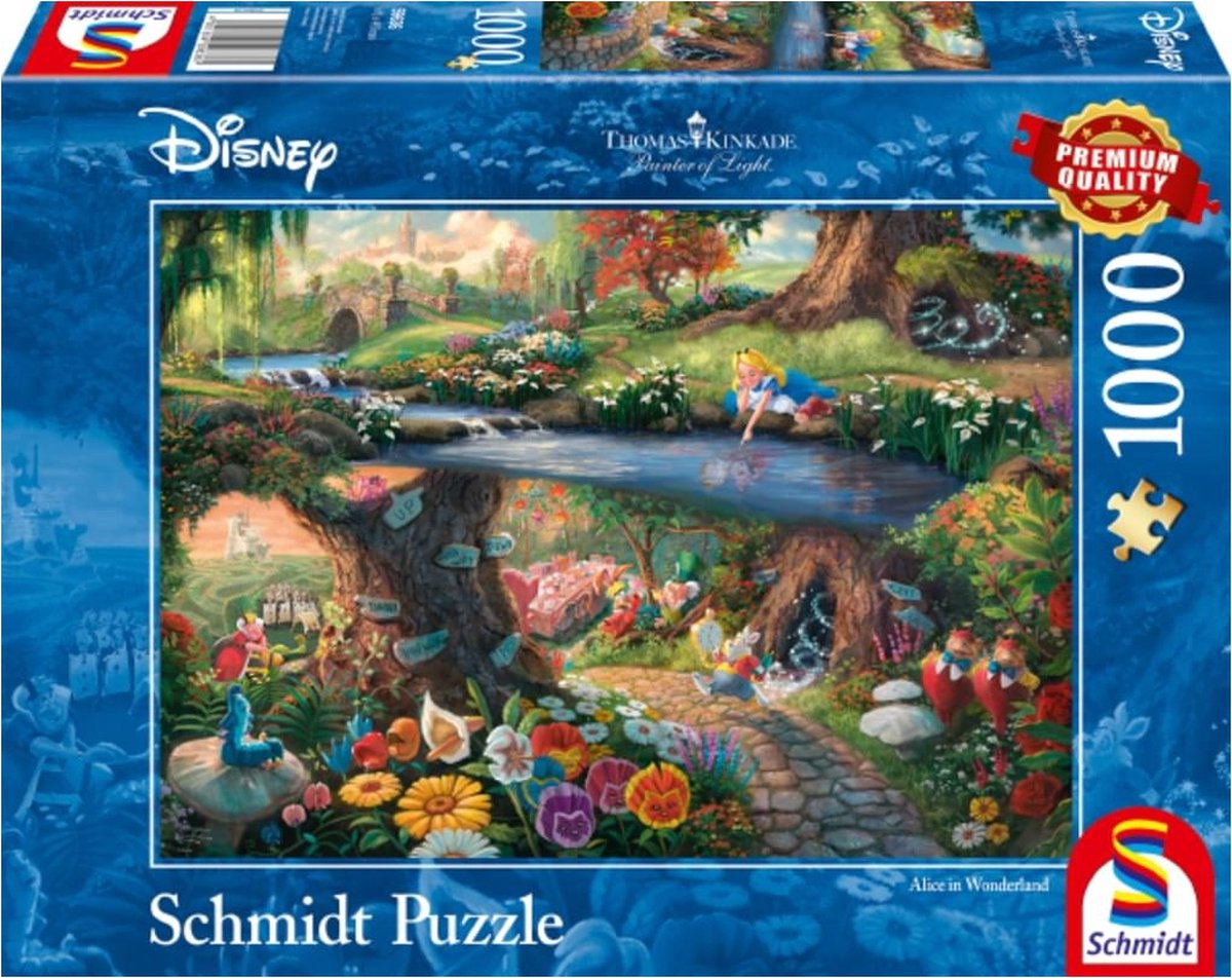 Schmidt Puzzle Legpuzzel Disney - Alice In Wonderland 1000 Stukjes - Schmidt