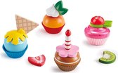 Hape Cupcakes Speelset 18-delig - Speelgoedeten
