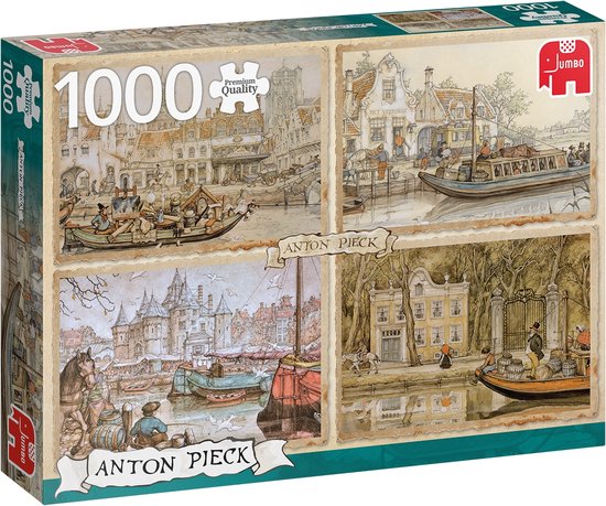 Foto: Pc anton pieck canal boats 1000pcs