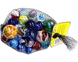 Don Juan knikkers - 500 gram - speelknikkers in netje - knikkeren - knikkerset - kind - schoolplein