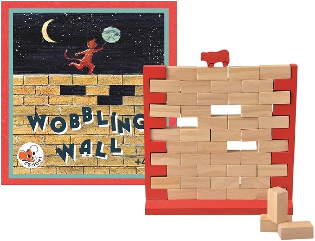 Egmont Toys Geduldspel: Wiebelmuur 20x4x20 cm