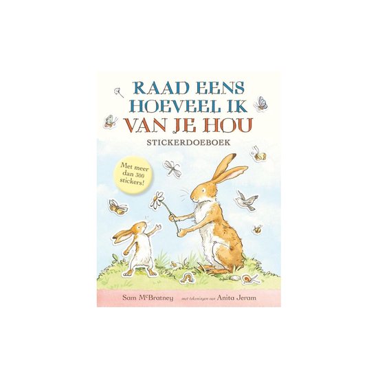 Stickerdoeboek Raad eens hoeveel ik van je hou - cover