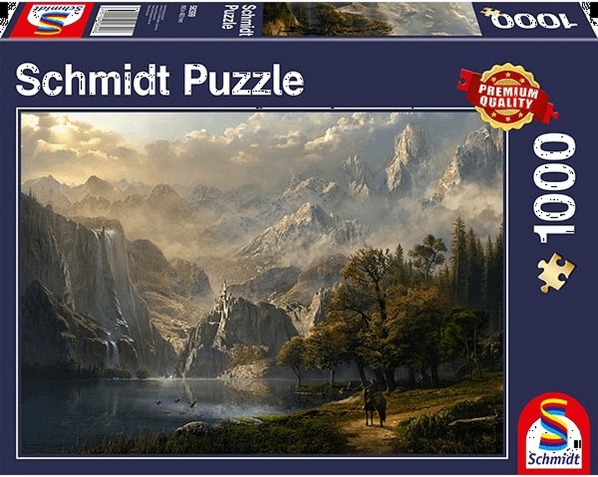 Schmidt Idyllische Waterval, 1000 stukjes - Puzzel - 12+
