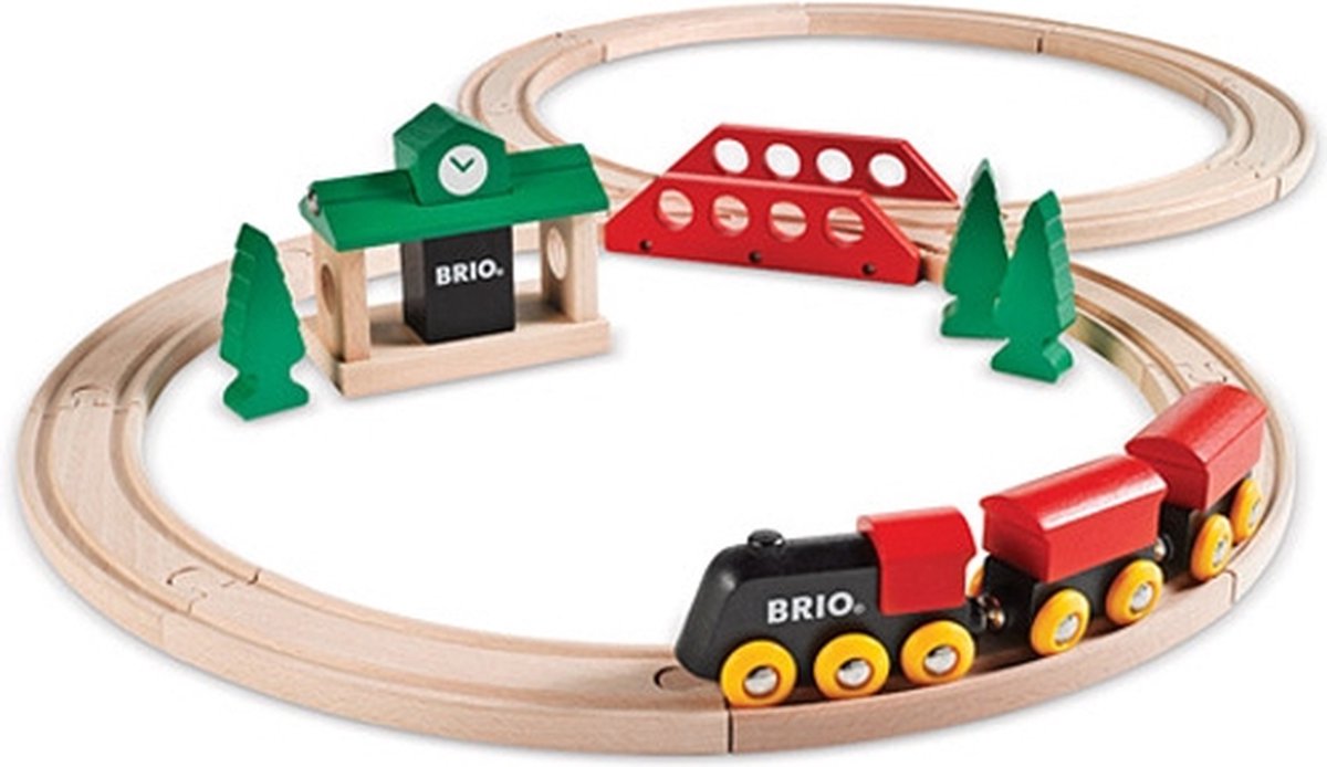 Ensemble de luxe BRIO Railway Classic  Petit train en bois de BRIO –