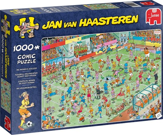 Jan van Haasteren WK Vrouwenvoetbal puzzel - 1000 Stukjes - Jan van Haasteren