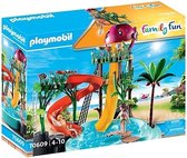 PLAYMOBIL Family Fun  Parc aquatique avec toboggans  - 70609