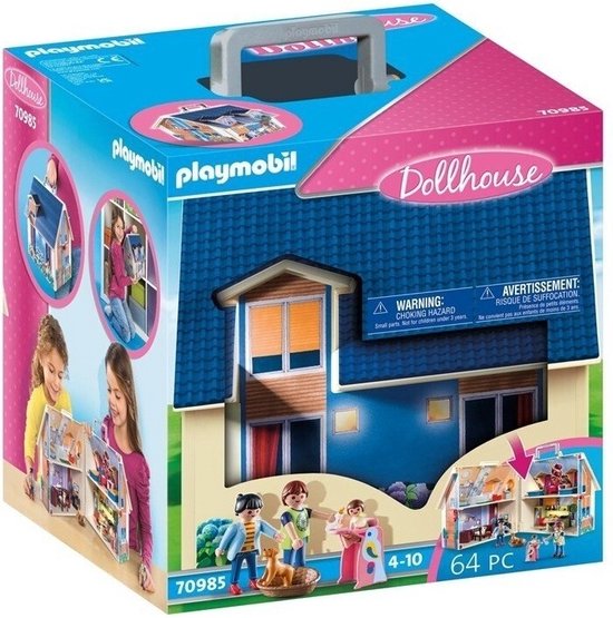 PLAYMOBIL Dollhouse Mijn meeneem-poppenhuis - 70985