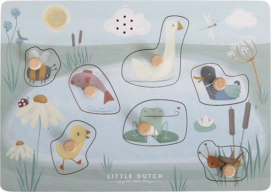 Little Dutch Geluidenpuzzel Little Goose