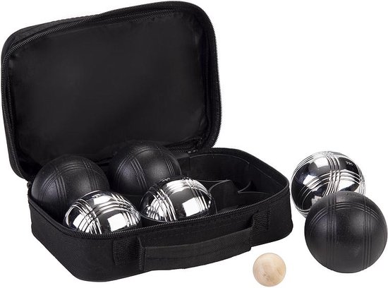 Mini boules de pétanque - Set 6 boules chromées
