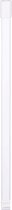 Aquavive plafondsteun - 60 cm - Voor ovale douchestang - Wit