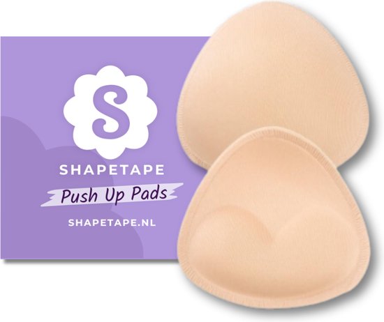 Bh vulling - Push up pads - Shapetape - 2 stuks - Herbruikbare Bh pads - Zelfklevend - strapless bh push up - plakbeha's - Bikini push up pads
