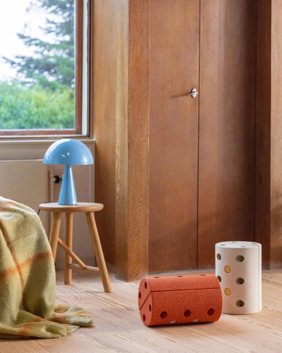 Modu Roller - Blokken - Stapelstenen - open ended speelgoed - Balansbord - Burnt Orange / Dusty green van Modu — afbeelding 5