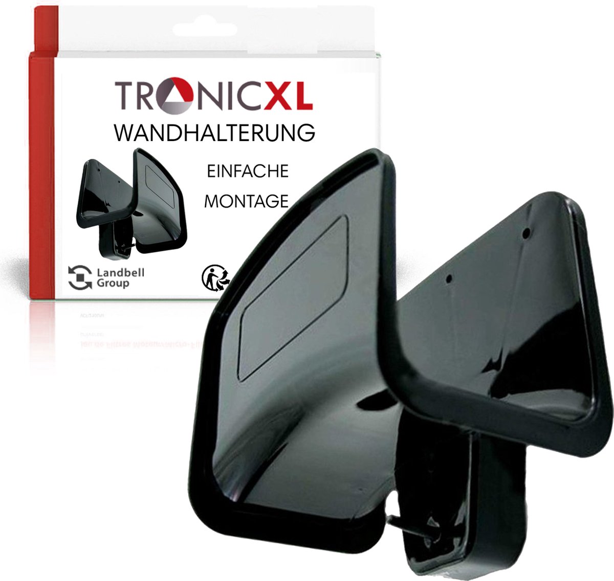 TronicXL houder voor fitnessapparaten zoals hoelahoep-bandenen meer - UNIVERSEEL - kabelorganiser - muurbevestiging