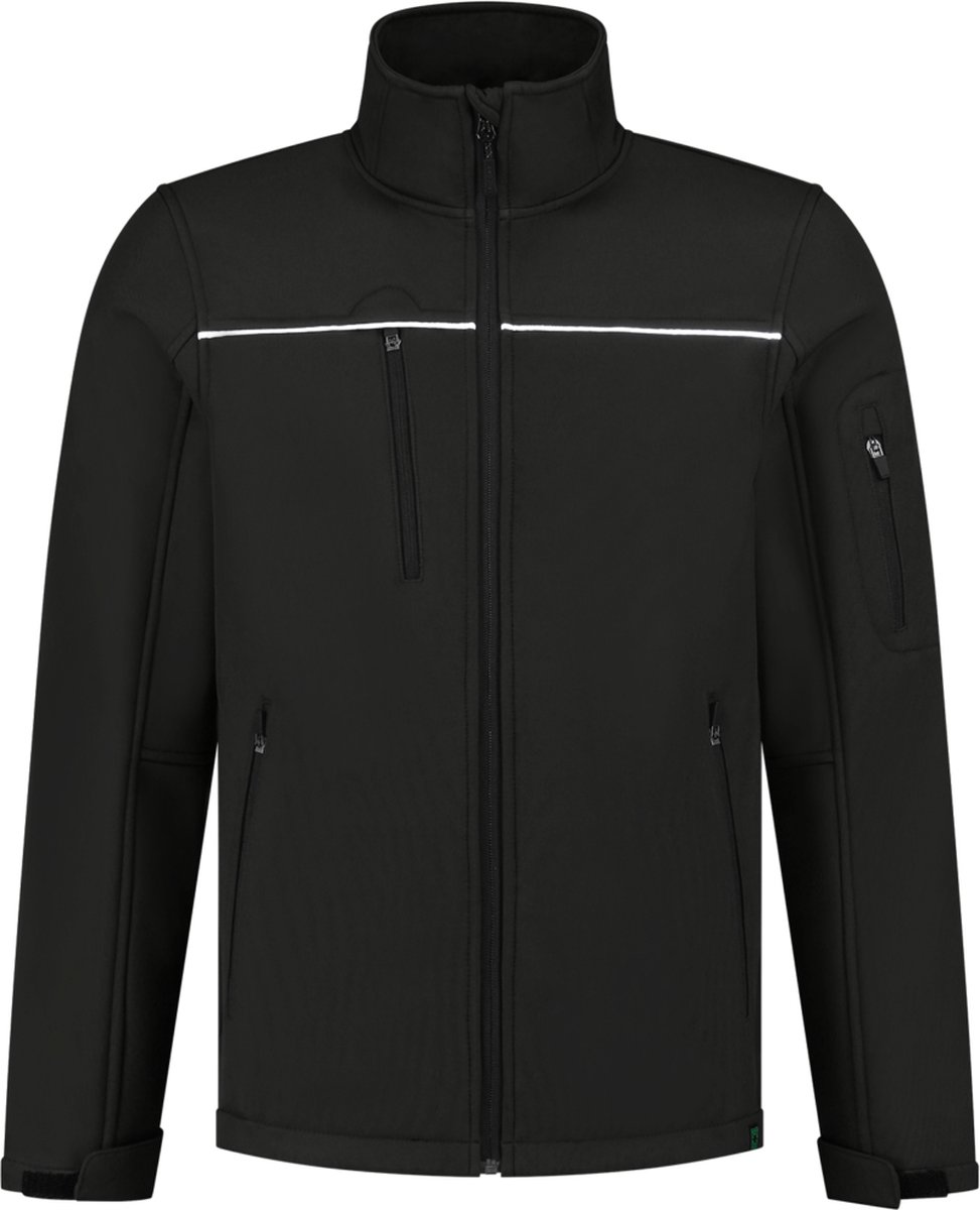 Tricorp 402701 Softshell Luxe Rewear - Zwart - 3XL