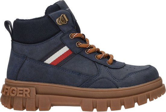 Tommy Hilfiger Michigan Veterboot - Jongens - Blauw - Maat 39